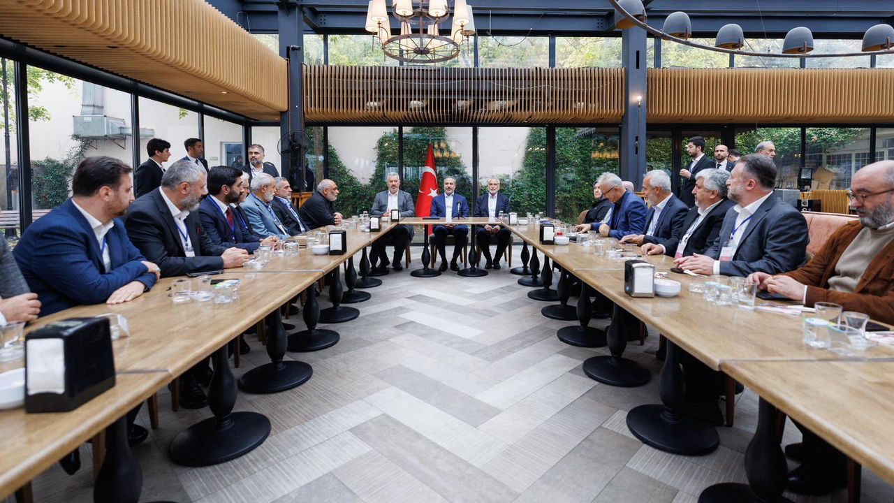 Fidan, Filistin'e yardım ulaştıran STK'lar ile görüştü