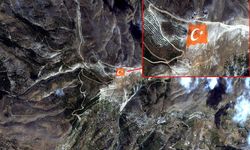 Göktürk uydusu, Türk bayrağını uzaydan görüntüledi