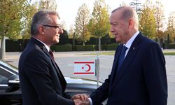 Erdoğan, KKTC Cumhurbaşkanını resmi törenle karşıladı