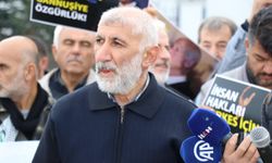 Açlık grevindeki Gannuşi için Tunus büyükelçiliğinde eylem