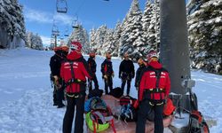 Jandarmadan 'teleferikten kurtarma' eğitimi