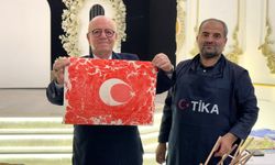 Türkmen Kardeşlik Ocağı Bağdat'ta ebru sanatını tanıttı