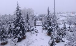 Ankara genelinde yoğun kar yağışı sürüyor