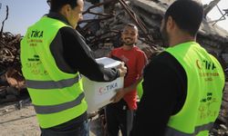 TİKA Gazze'de Ramazan kolileri dağıtıyor
