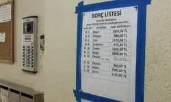 Apartman girişine borç listesi asmak yasaklandı