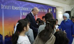 Erdoğan, devlet himayesindeki çocuklarla iftar yaptı