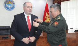 Erhan Afyoncu'ya madalya takdim edildi