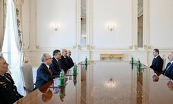 İlham Aliyev, İçişleri Bakanı Çiftçi'yi kabul etti
