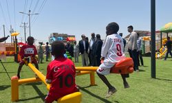 İç savaşta yoğun göç alan Port Sudan'a çocuk parkı desteği