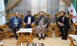 Bilal Erdoğan Halep Müftülüğü'nü ziyaret etti