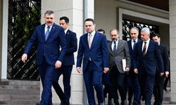 Çiftçi, Gürlek'i kabul etti: Omuz omuza görev yapıyoruz