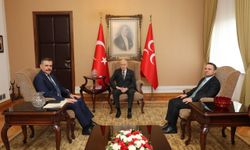 İçişleri ve Adalet bakanları, Devlet Bahçeli'yi ziyaret etti