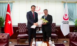 Yeniden seçilen Destici'ye Saadet'ten ziyaret