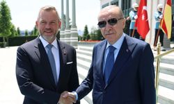 Erdoğan, Slovakya Cumhurbaşkanı ile bir araya geldi