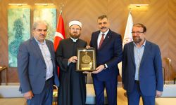 Bakan Çiftçi, Prof. Ali Karadaği'yi misafir etti