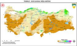Temmuz ayında normalin üstünde yağış ölçüldü