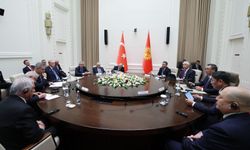 Erdoğan, Kırgız cumhurbaşkanı ile görüştü