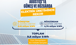 Güneş ve rüzgardan elektrik üretiminde yeni rekor