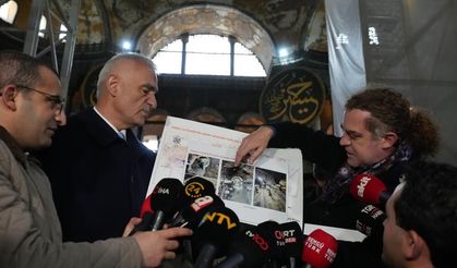 Ayasofya'da restorasyon sürüyor; Sultanahmet'te tamamlandı