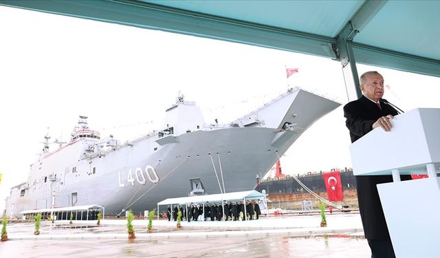 Erdoğan: "TCG Anadolu gemisinin bir büyüğünü yapıyoruz"
