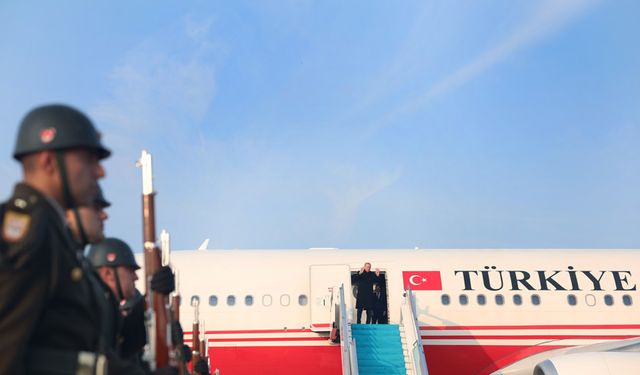 Cumhurbaşkanı Erdoğan, Zafer Bayramı törenleri için Bakü'de