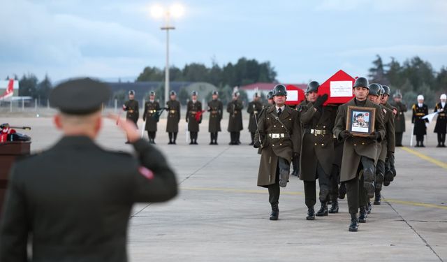 Libya askerî heyetinin naaşları ülkelerine gönderildi