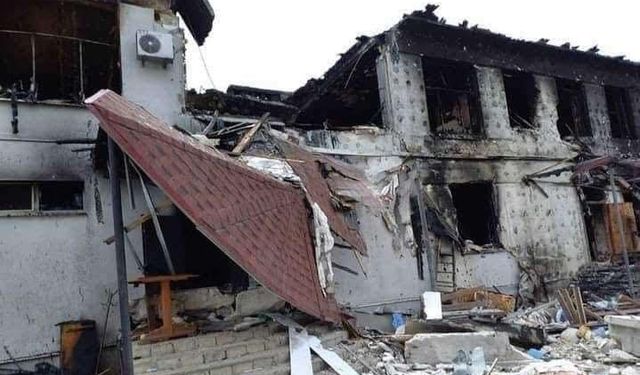 Ukrayna'da camiler yerle bir oldu