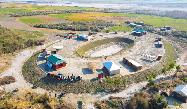 Türkiye'den Bangladeş'in yüzen adalarında güvenli köy modeli