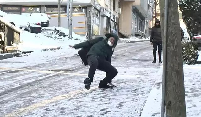 İstanbul'da sıcaklıklar sıfırın altında - Buzlanmaya dikkat