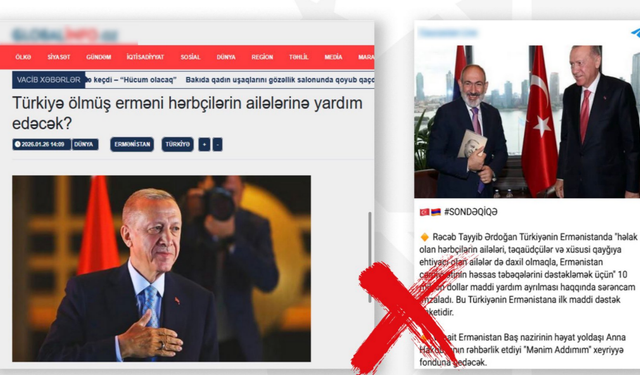 DMM: Ermeni askerlerin ailelerine yardım iddiası yalan