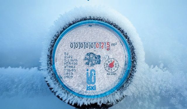 İSKİ'den uyarı: Sayaçları soğuk havadan koruyun
