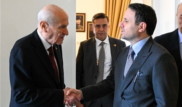 Akın Gürlek, Devlet Bahçeli'yi ziyaret etti