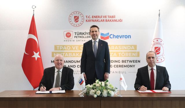 Türkiye, ExxonMobil'den sonra Chevron'la da anlaştı
