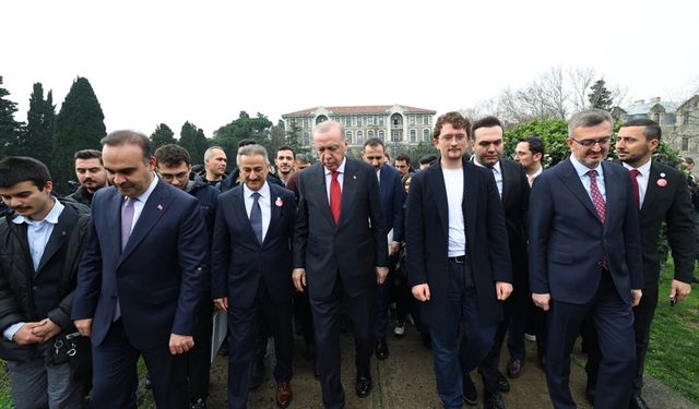 Erdoğan, Boğaziçi'nin yerlileşme hamlesini övdü