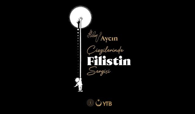 Aycın'ın Çizgilerinde Filistin Sergisi YTB'de açıldı