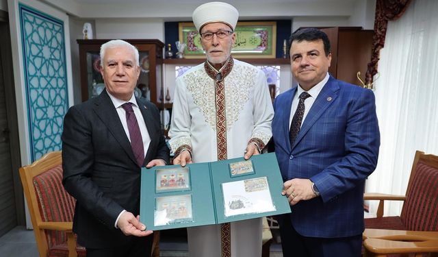 Bursa Belediye Başkanı, Gümülcine Müftüsünü ziyaret etti