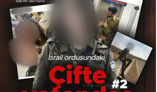 İfşa edilen Türk vatandaşı İsrail askeri gözaltına alınmış