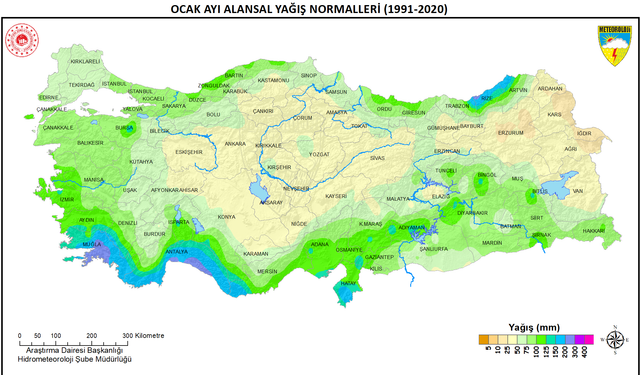 Ocak ayında Türkiye'ye bereket yağdı
