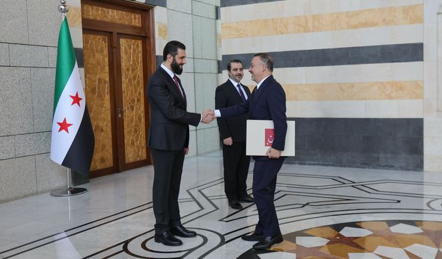 Şam Büyükelçisi Nuh Yılmaz, güven mektubunu sundu