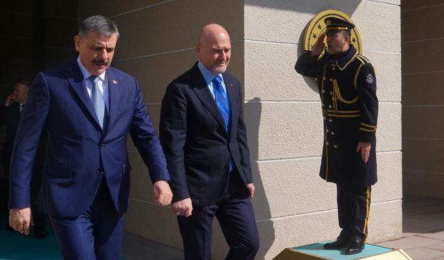Süleyman Soylu, yeni içişleri bakanını ziyaret etti