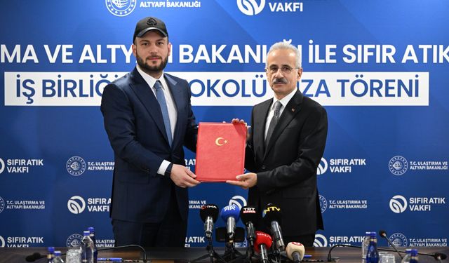 Ulaştırma Bakanlığı'ndan 'Sıfır Atık' taahhüdü