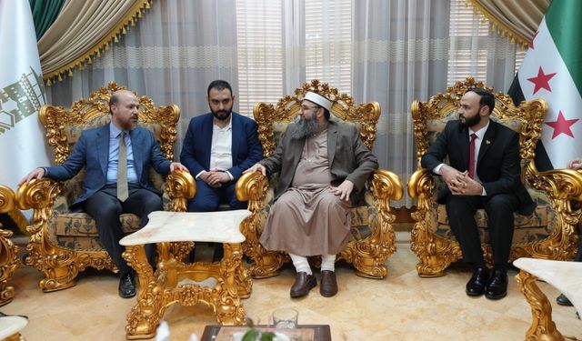 Bilal Erdoğan Halep Müftülüğü'nü ziyaret etti