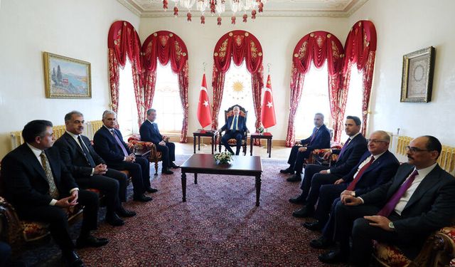 Erdoğan, Mesrur Barzani'yi kabul etti