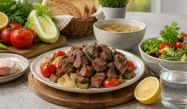 Kurban etini limonlu salatayla tüketin