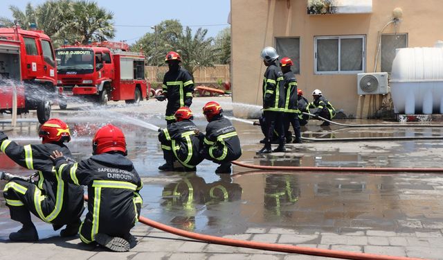 TİKA’dan Cibuti’de ileri seviye itfaiye eğitimi