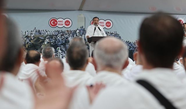 Arpaguş, Arafat'ta vakfe duası yaptı