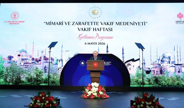 Erdoğan, restore edilen 202 vakıf eserinin açılışını yaptı