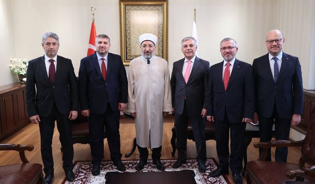 Arpaguş, Bulgaristan Diyanet heyetini kabul etti