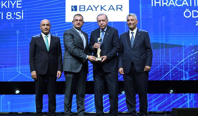 Erdoğan ihracat şampiyonlarını ödüllendirdi