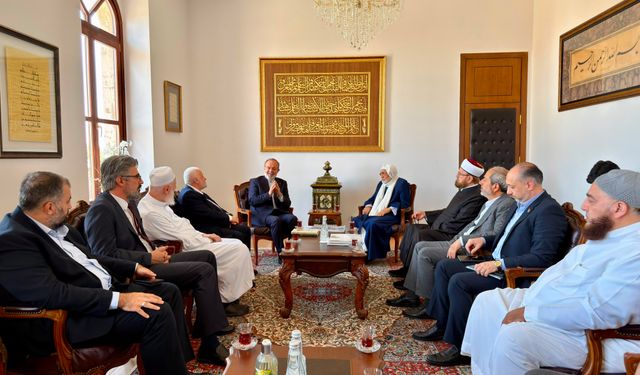 Karadaği ve Suriye Evkaf heyeti TİBU'yu ziyaret etti